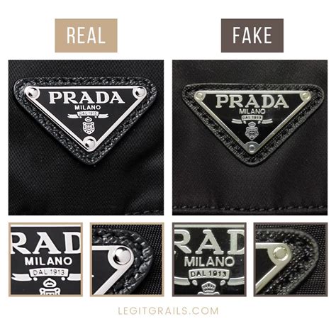 prada logo fake vs real|prada authentication code.